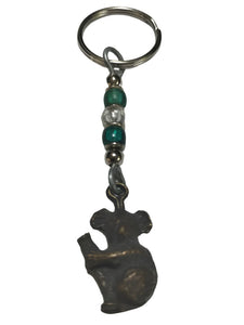 Keyring Koala Pendant With Pony Ceramic Beads