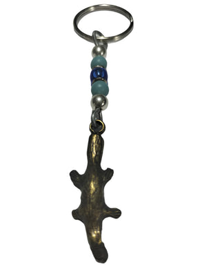 Keyring Platypus Pendant with Pony Ceramic Beads