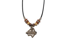 Load image into Gallery viewer, Necklace Aussie Map &amp; Wooden Beads

