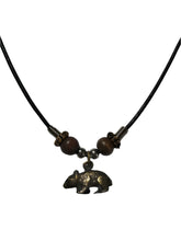 Load image into Gallery viewer, Necklace Wombat Pendant with Wooden Beads 
