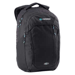 Caribee Obingo 28L Multi-purpose Day Pack Black - Perfect for School/Uni/Weekends - 6235