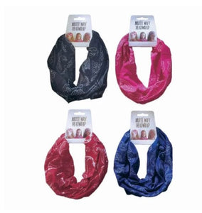 Head Wrap Multi Way Paisley - Polyester Microfibre - Available in 4 Colours