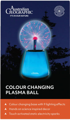 Australian Geographic Plasma Ball Colour Changing Base  - ULTGW0609