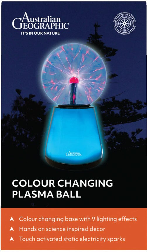 Australian Geographic Plasma Ball Colour Changing Base  - ULTGW0609