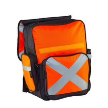 Load image into Gallery viewer, Caribee Pilbara 34L Safety Backpack – Hi Vis Orange for Work &amp; Outdoor 11802
