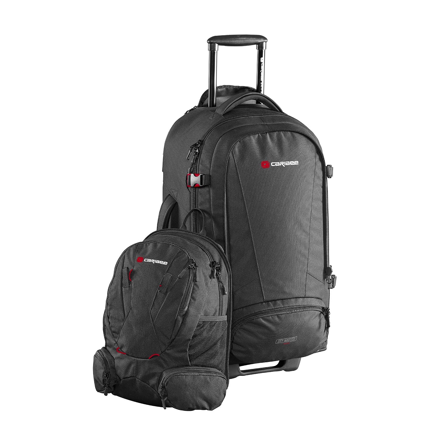 Sky Master 70L III Wheeled Hiking Travel Pack with Detachable Daypack HOME TRAVEL STORE