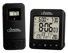 Load image into Gallery viewer, Australian Geographic Indoor &amp; Outdoor Digital Weather Station Duo
