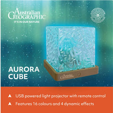 Load image into Gallery viewer, Australian Geographic Aurora Cube - USB Powered LED Light - ULTGW0576
