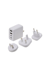 Load image into Gallery viewer, Korjo 4 Port Worldwide Travel Adaptor Set  - USB4AC - Charge Apple &amp; Android Devices
