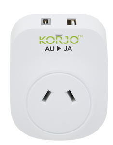 Korjo USB A+C & Power Adaptor for Japan - USBACJA