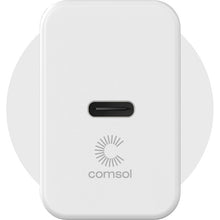 Load image into Gallery viewer, Comsol USB-C Wall Charger 20W White - WCC201WH
