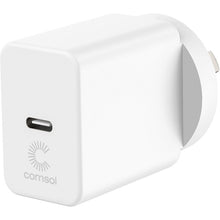 Load image into Gallery viewer, Comsol USB-C Wall Charger 20W White - WCC201WH
