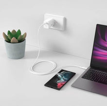 Load image into Gallery viewer, Comsol 65W USB-C Wall Charger &amp; 2m USBC to USBC Cable Combo pack - WCC651W
