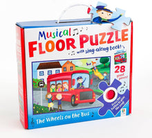 Load image into Gallery viewer, Hinkler Musical 28 Piece Floor Puzzle - The Wheels on the Bus!
