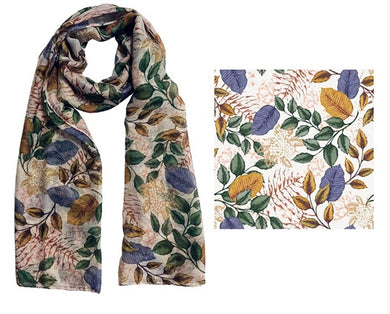 Frankie & Me Designer Scarf Vintage Floral - 100% Polyester