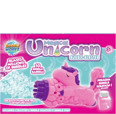Bubble Workz Magical Unicorn Bubble Blaster