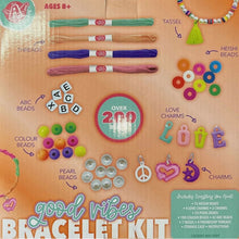 Load image into Gallery viewer, Angel Acade-Me Good Vibes DIY Bracelet Kit - Over 200 Beads
