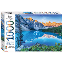 Load image into Gallery viewer, Hinkler Mindbogglers Premium 1000pc Jigsaw Puzzle Moraine Lake Alberta, Canada
