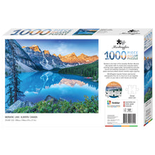 Load image into Gallery viewer, Hinkler Mindbogglers Premium 1000pc Jigsaw Puzzle Moraine Lake Alberta, Canada
