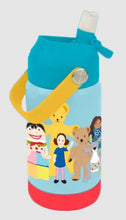 Load image into Gallery viewer, Children's water bottle with Play School characters on bottle

