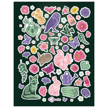 Load image into Gallery viewer, Artmaker Secret Garden Decorative Sticker Colouring Book

