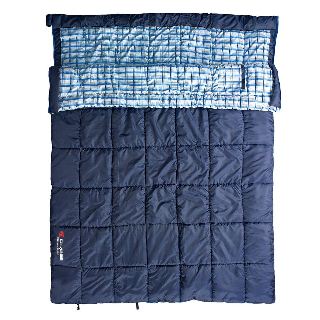 Caribee Safari 0C Double Sleeping Bag - Navy