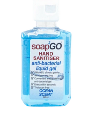 Soap2Go Antibacterial Liquid Gel 60ml - Ocean Scent