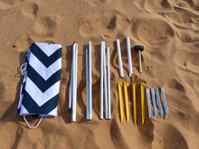 Load image into Gallery viewer, Caribee Long Reef Beach Shade Navy/White - 7070
