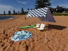 Load image into Gallery viewer, Caribee Long Reef Beach Shade Navy/White - 7070
