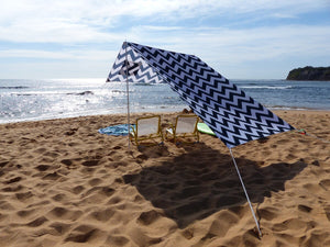 Caribee Long Reef Beach Shade Navy/White - 7070
