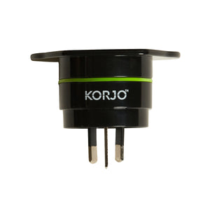Korjo Inbound Travel Adaptor for Australia - Sth Africa/India to Aust.  - AA08
