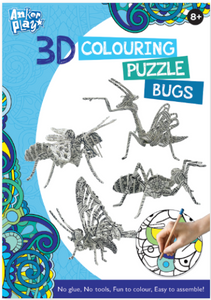 3D COLOURING PUZZLE BUGS