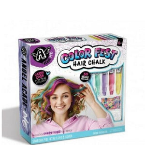 Colour Fest Hair Chalk Kit - Includes Everything you Need! Ages 6+