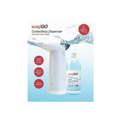 Soap2Go Contactless Dispenser with 500ml Refill Ocean Scent Hand Wash