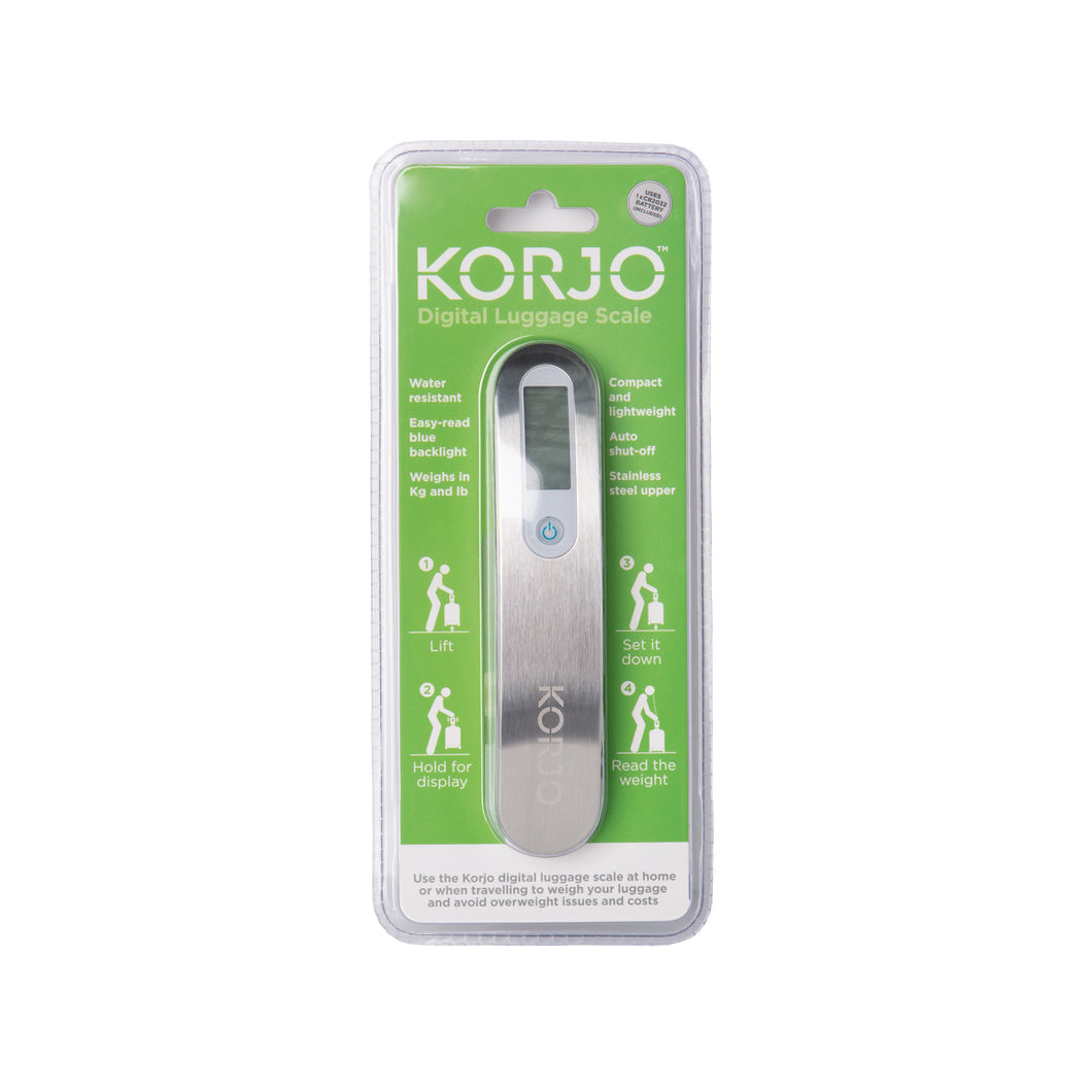 Korjo Digital Luggage Scale - DLS83 - Weights up to 110Lb / 50 kg