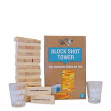 Load image into Gallery viewer, Frankly Funny Block Shot Tower - The Drunken Tower of Fun! - Ages 18+
