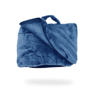 Cabeau Fold n Go 4 in 1 Blanket/Pillow/Seat Cushion/Lumbar Support  Royal Blue