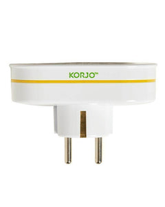 Korjo Outbound Travel Double Adaptor Plug for Europe - KAEUDA