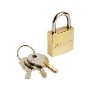 Korjo Travel Luggage Lock Brass Keyed 20mm - LL10