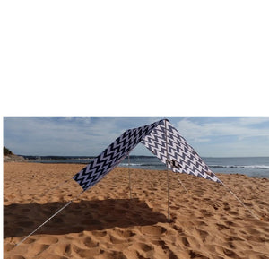 Caribee Long Reef Beach Shade Navy/White - 7070
