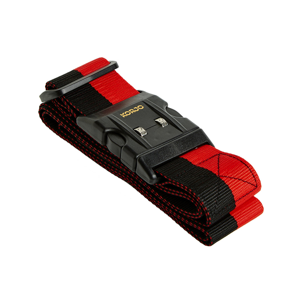 Korjo Travel Adjustable Combination Lock Luggage Strap - LSC96