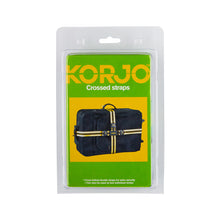 Load image into Gallery viewer, Korjo Travel Crossed Luggage Strap Set 1.8m &amp; 2.5m Lengths - LSX97
