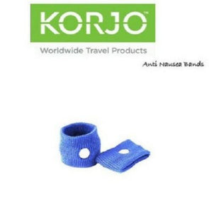 Korjo Anti-Nausea Travel Wrist Bands - One Pair - AN56
