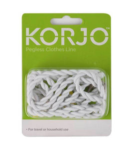 Korjo 3 Metre Pegless Clothesline For Travel Camping or Home Use - PCL17