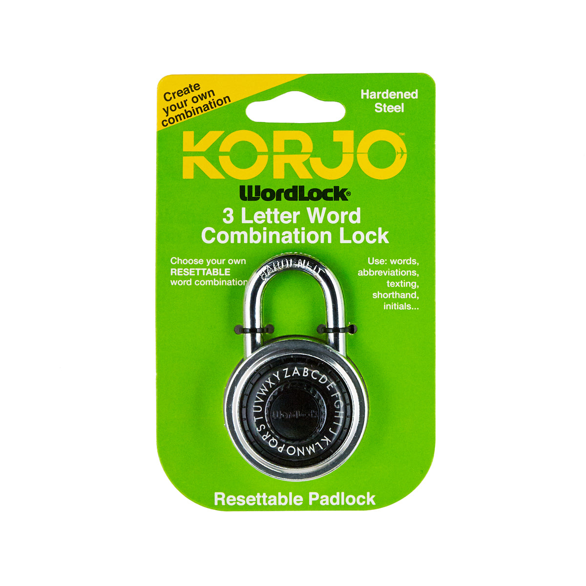 Korjo Securalock Set Your Own Combination Lock - SLOC – HOME & TRAVEL STORE