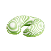 Load image into Gallery viewer, Korjo Squinchy Travel Pillow Striped - Green- SQ006GRE. Ideal for Any Trip
