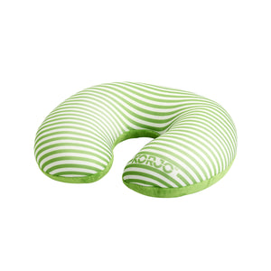 Korjo Squinchy Travel Pillow Striped - Green- SQ006GRE. Ideal for Any Trip