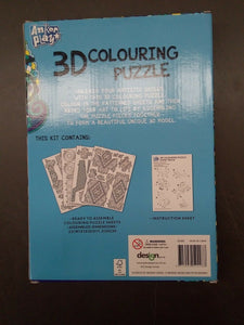 Anker Play 3D Colouring Puzzle -Dump Truck. Creative Art & Crafts