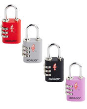 Load image into Gallery viewer, Korjo Travel TSA Compliant Security Luggage Combination Lock Duo PK - TSACLD
