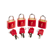 Load image into Gallery viewer, Korjo Travel TSA Compliant Luggage Keyed 20mm Locks Four Pack  - TSALL4
